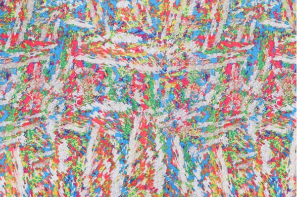 Sample of Circus Printed Drapery Fabric in Jewel 