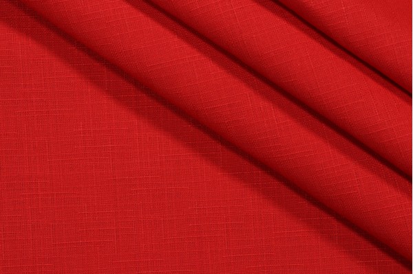 Arden Madera Woven Outdoor Fabric in Ruby