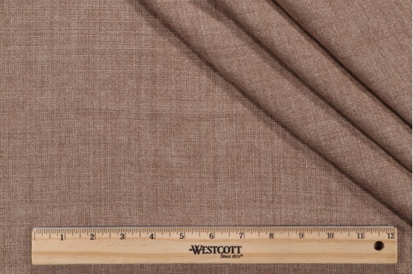 Kaufmann Cassidy Woven Linen Decorator Fabric in Burlap