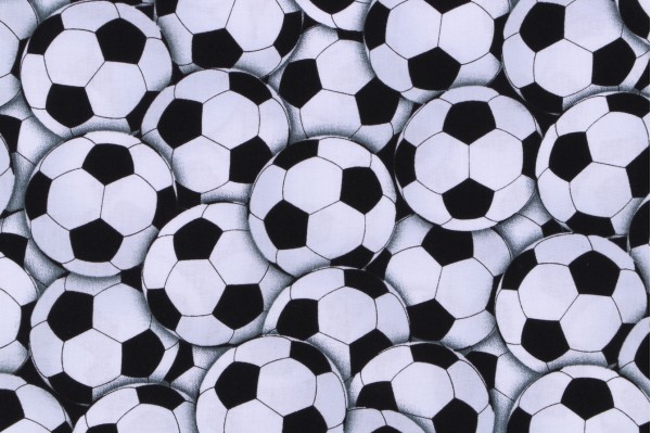Click for Gail Cadden Elite Athlete - Packed Soccer Balls Printed Cotton Craft Fabric in White for Timeless Treasures  Gail Cadden Elite Athlete - Packed Soccer Balls Printed Cotton Craft Fabric in White for Timeless Treasures
