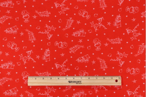Robert Kaufman How The Grinch Stole Christmas Collection ADED-21780-223 Printed Cotton Craft Fabric in Holiday 