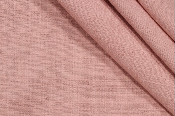 Slubbed Woven Outdoor Fabric in Blush