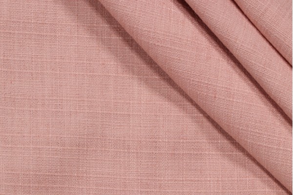 Slubbed Woven Outdoor Fabric in Blush
