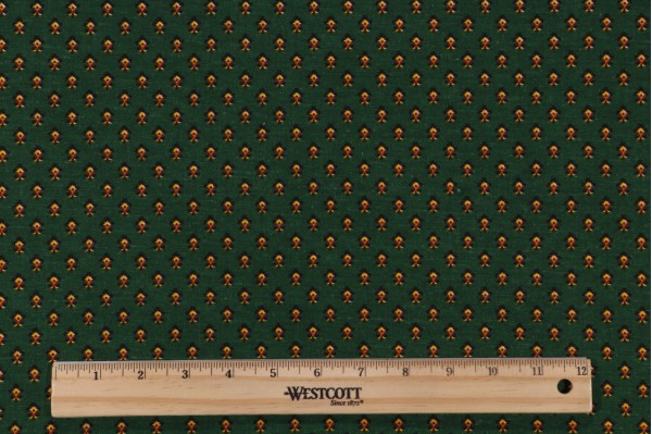 Click for 3.5 Yards Scalamandre Printed Drapery Fabric in Green/Multi Scalamandre Printed Drapery Fabric in Green/Multi