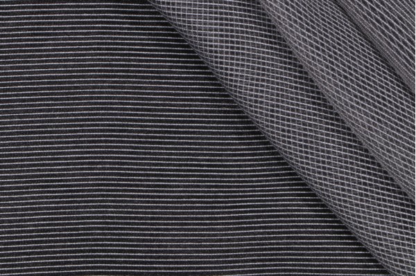 Westbury Allegra Trevira Sheer Drapery Fabric in Mist for Scalamandre