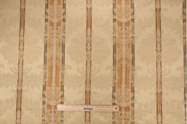 Scalamandre Damasco Imberline Decorator Fabric in Gold/Beige