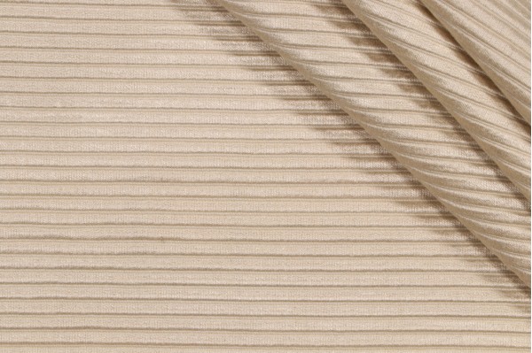 Scalamandre Ottoman Woven Upholstery Fabric in Creme