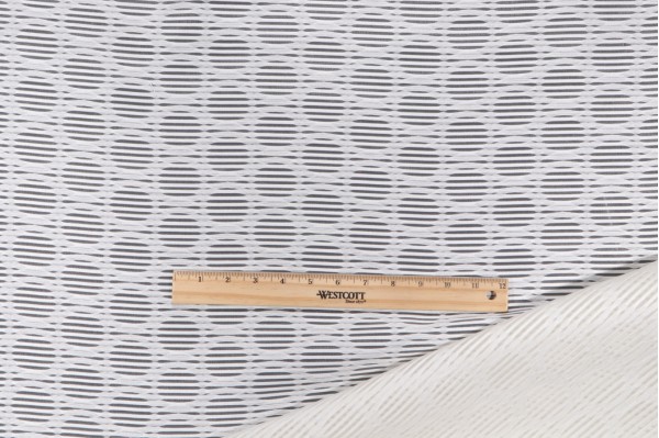 Scalamandre Bret 108 inch Weighted Sheer Drapery Fabric in White