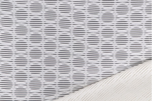 Scalamandre Bret 108 inch Weighted Sheer Drapery Fabric in White