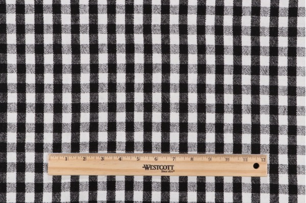 PK Lifestyles Logan Check Woven Decorator Fabric in Domino