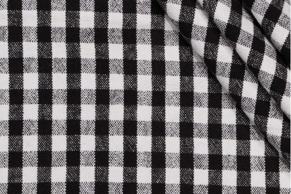 PK Lifestyles Logan Check Woven Decorator Fabric in Domino