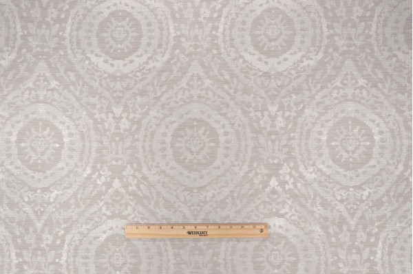 Tommy Bahama Moorea Damask Upholstery Fabric in Fog