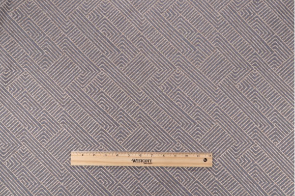 Click for Huller Woven Decorator Fabric in Blue  Huller Woven Decorator Fabric in Blue