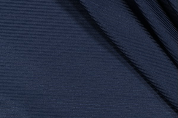 Robert Allen Stripe RR Woven Drapery Fabric in 62-Navy