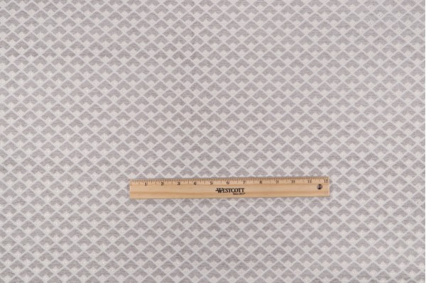 1 Yard Hattie Woven Chenille Upholstery Fabric in Sterling