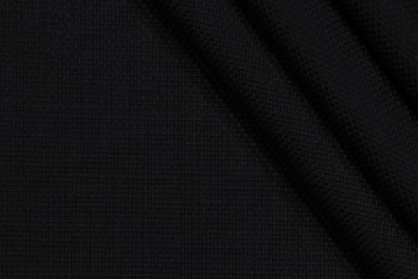 Sample of PK Lifestyles Centro Woven Cotton Decorator Fabric in Black 