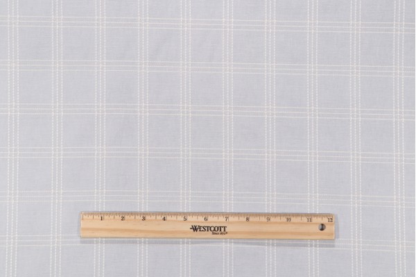 PK Lifestyles Catalina Check Woven Chenille Upholstery Fabric in Mist 