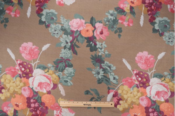 P Kaufmann Bloomsberry Printed Cotton Drapery Fabric in Document 