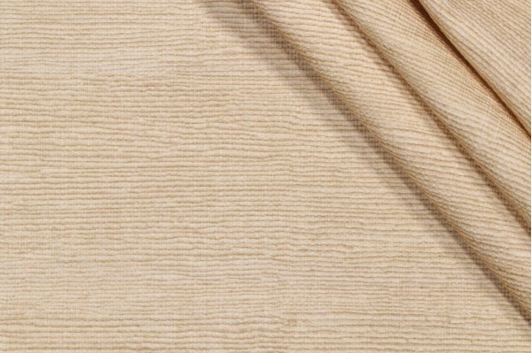 Sample of P Kaufmann Fraiser Printed Cotton Drapery Fabric in Straw 