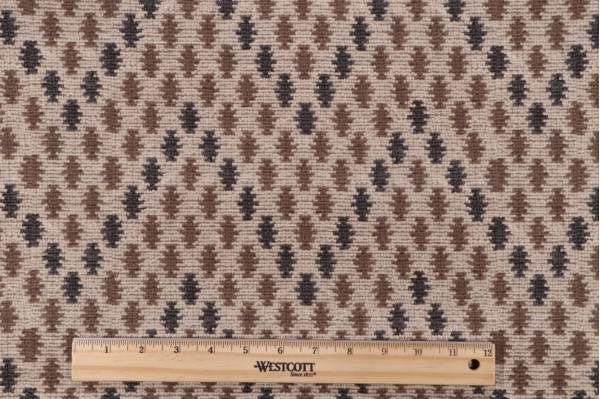 P Kaufmann Canyon Chevron Printed Cotton Drapery Fabric in Driftwood 