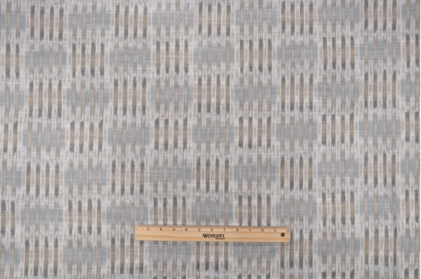 P Kaufmann Odisha Printed Cotton Blend Drapery Fabric in Stone 