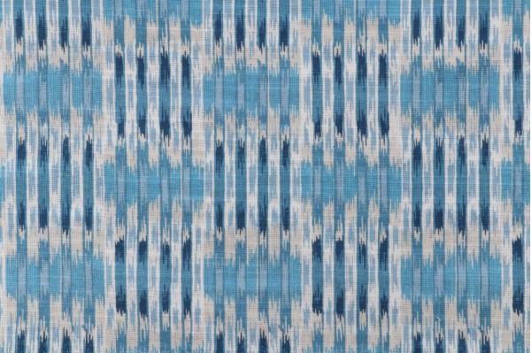 P Kaufmann Odisha Printed Cotton Blend Drapery Fabric in Pacifica 