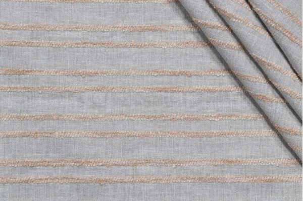 PK Lifestyles Stanton Stripe Woven Upholstery Fabric in Seaglass 
