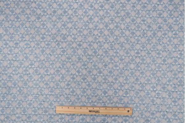 PK Lifestyles Pattern Play Woven Chenille Upholstery Fabric in Chambray 