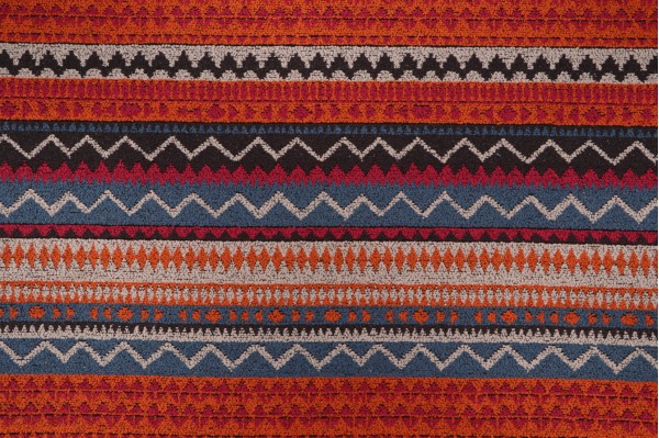 PK Lifestyles Pilgrimage Stripe Woven Upholstery Fabric in Carnival 