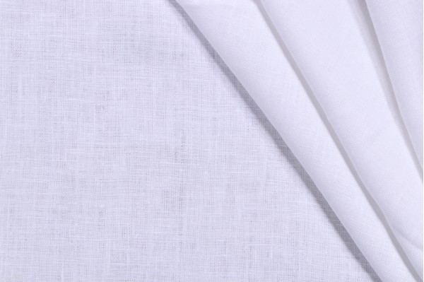 Covington Brussels Woven Linen Drapery Fabric in 11-White