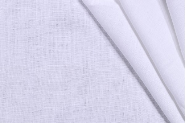 Covington Brussels Woven Linen Drapery Fabric in 11-White