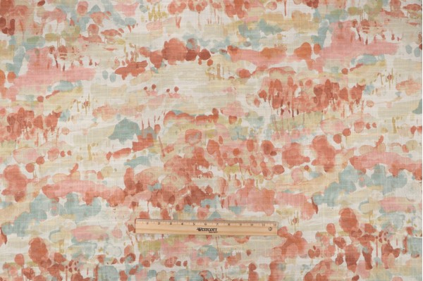 PK Lifestyles Water Coloring Printed Cotton Blend Drapery Fabric in Dawn 