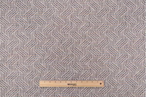 Hamilton Dalton Woven Upholstery Fabric in Stone 