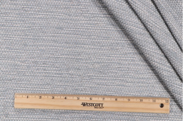 Magnolia Home Vail Woven Upholstery Fabric in Spa Blue 
