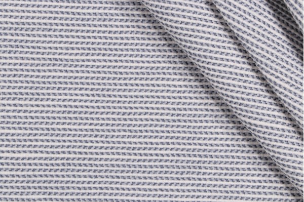 Sample of Magnolia Home Tuxedo Woven Upholstery Fabric in Denim 