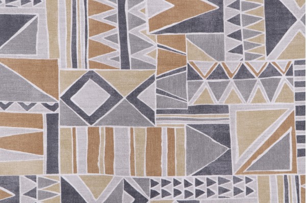 Magnolia Home Xanadu Printed Cotton Drapery Fabric in Maize 