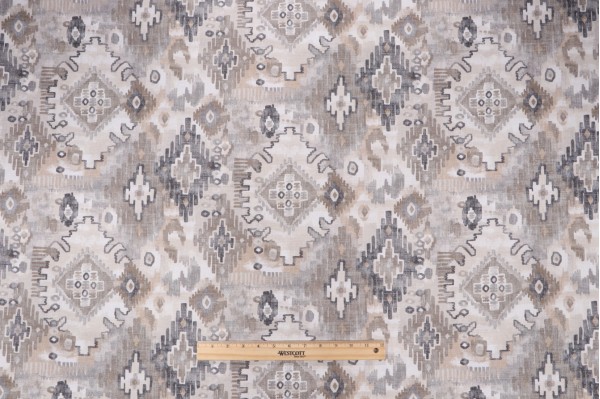 Magnolia Home Pomona Printed Cotton Drapery Fabric in Dune 