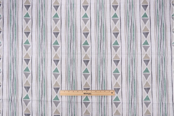 Sample of Magnolia Home Yamba Printed Cotton Drapery Fabric in Jungle 