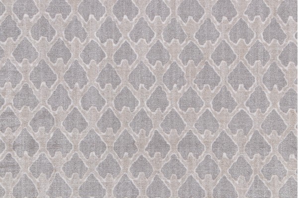 Metallico Printed Cotton Drapery Fabric in Champagne