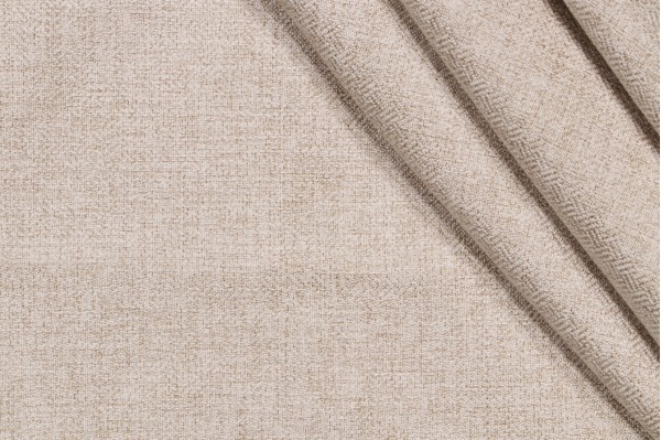 Brady Woven Upholstery Fabric in Flax