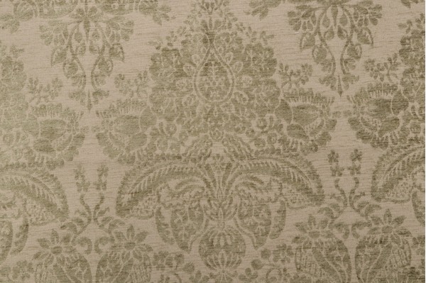 Thibaut Cape Damask W79073 Chenille Damask Upholstery Fabric in Olive