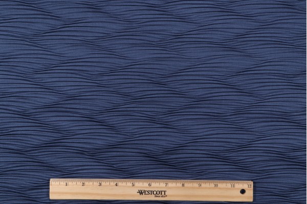 Corinth Woven Upholstery Fabric in Blue 