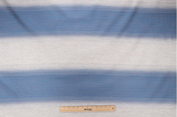 Hannelore Stripe Woven Upholstery Fabric in Blue 