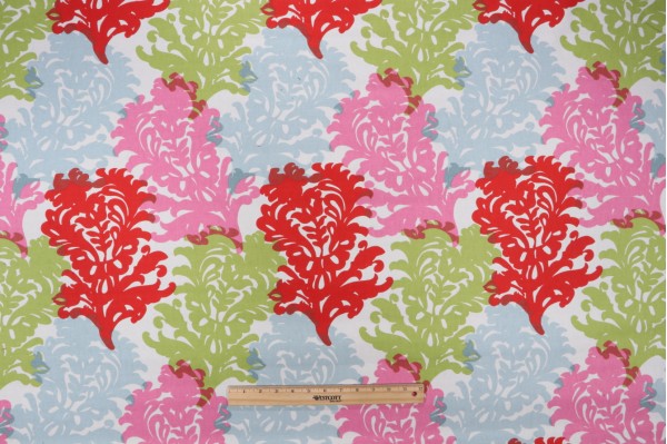 Sample of Gilbrook Printed Cotton Drapery Fabric in Multi 