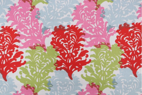 Sample of Gilbrook Printed Cotton Drapery Fabric in Multi 