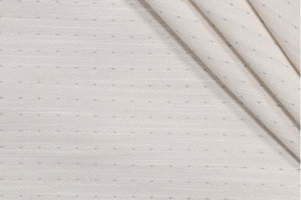 Drift Spot Woven Polyester Outdoor Fabric in Silver