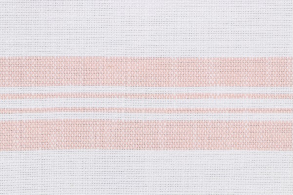 Classic Stripe Woven Upholstery Fabric in Blush