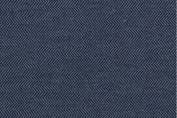 Chevron Woven Decorator Fabric in Blue