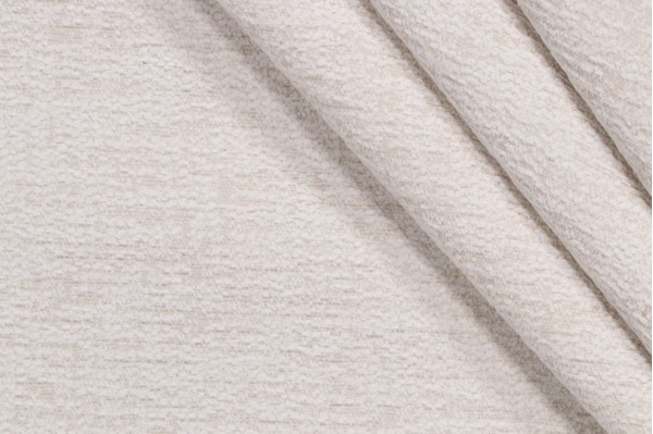 Inside/Out Performance Woven Polyester Chenille Outdoor Fabric in Desert Sand