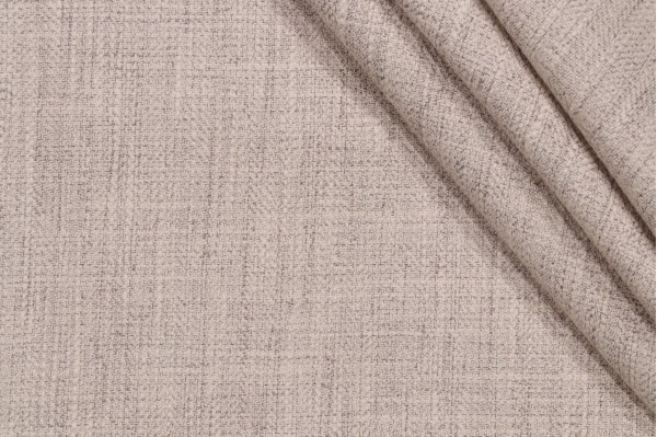 Solid Woven Upholstery Fabric in Flax